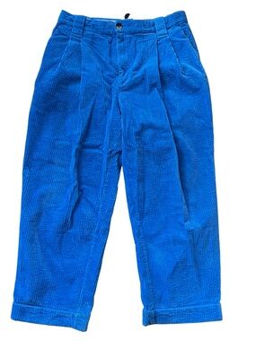 Ganni Blue Corduroy Pants - Sz 42